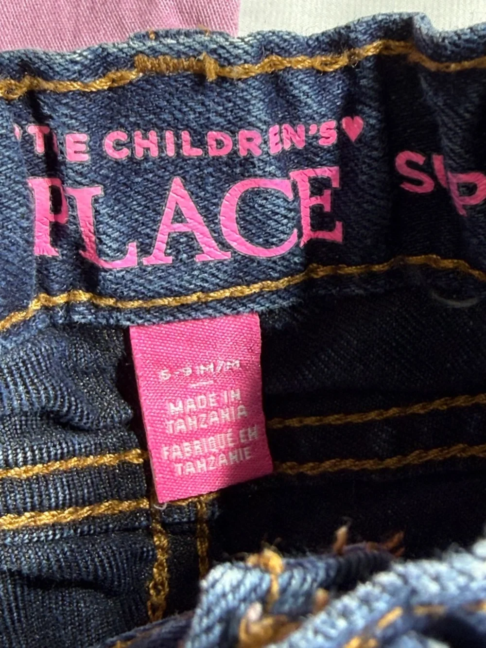 Baby Girl Denim Jeans Pants Bundle Size 6-9 Months Garanimals, Children's Place